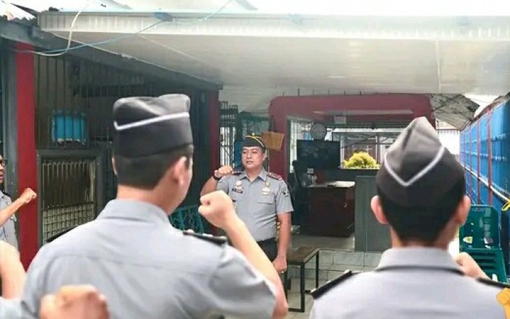 Agung Joni Karutan Pangkalan Brandan Sampaikan Pesan ke Jajaran.
