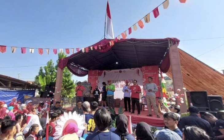 Wakil Walikota Depok Imam Budi Hartono saat memberikan sambutan
