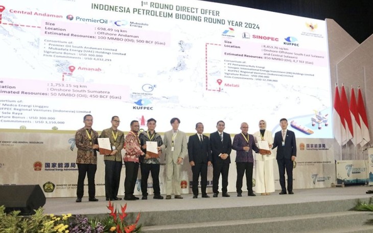 Pemenang lelang wilayah kerja Migas tahap 1 tahun 2024 di Bali
