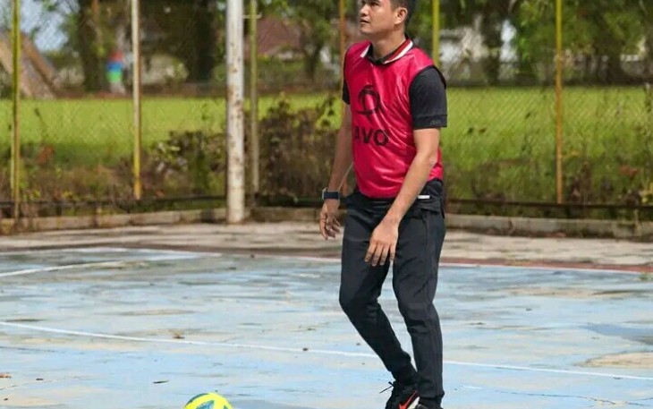 Karutan Pangkalan Brandan Erwin Siregar Lakukan Kegiatan Olahraga Bersama.