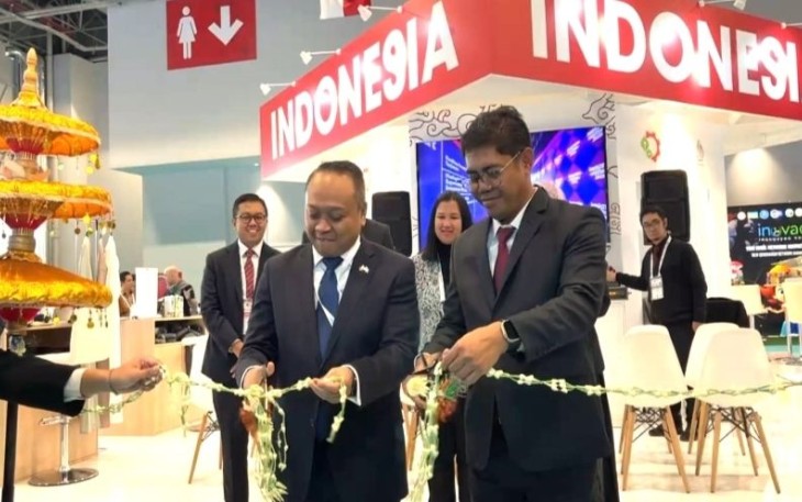 Peresmian paviliun Indonesia di Halal Expo Turki 2024