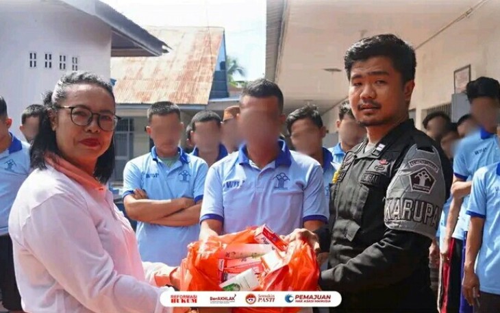 Kualitas Pelayanan Terhadap WBP, Rutan Pangkalan Brandan Laksanakan Pembagian Perlengkapan Mandi.