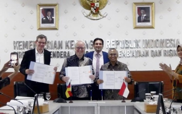 Penandatanganan kerja sama Kemenkes dengan pemerintah Jerman di Jakarta 