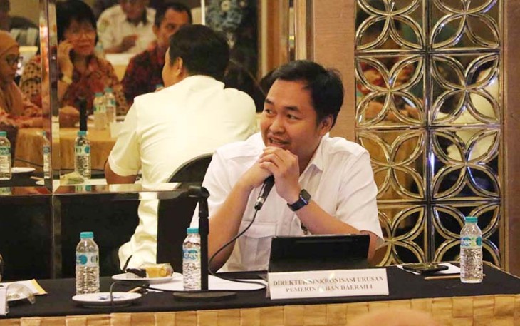 Plh. Direktur SUPD I Ditjen Bina Pembangunan Daerah Kemendagri Gunawan Eko Movianto