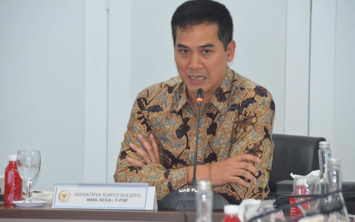 Wakil Ketua Adisatrya Suryo Sulisto, saat memimpin kunjungan kerja spesifik Komisi VI DPR RI ke Yogyakarta.