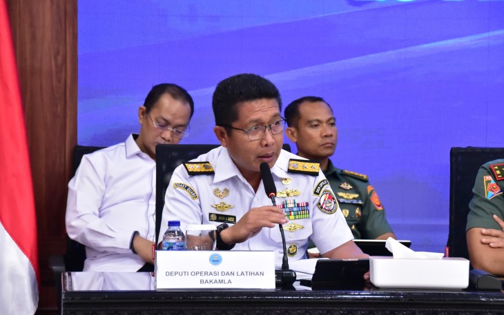 Deputi Operasi Laut dan Latihan Bakamla RI Laksda TNI Andi Abdul Aziz, S.H., M.M.
