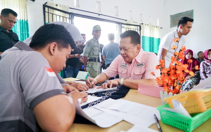 Ketua MPR RI sekaligus Wakil Ketua Umum Partai Golkar serta Legislator DPR RI Dapil 7 Jawa Tengah meliputi Kabupaten Purbalingga, Banjarnegara, dan Kebumen Bambang Soesatyo 