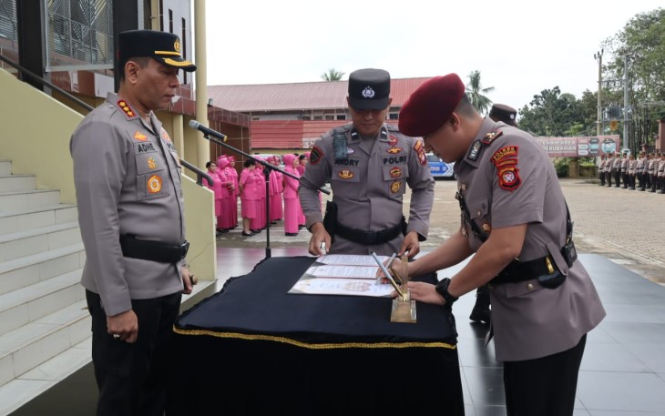 Sertijab Kasat Reskrim Polresta Pontianak