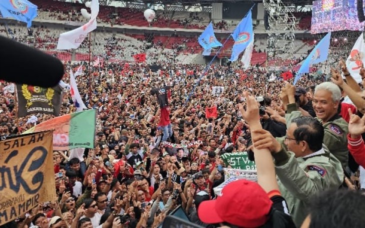 Konser Salam Metal di Stadion Gelora Bung Karno (GBK), pada Sabtu (3/2/2024).