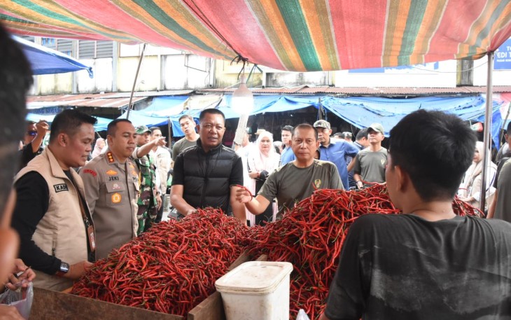 Danrem 031/WB Tinjau Stabilitas Harga Sembako Selama Bulan Ramadan
