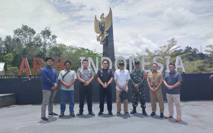 BAIS saat Cek Aktivitas Ilegal dan Potensi Kerawanan di Kawasan Perbatasan Negara