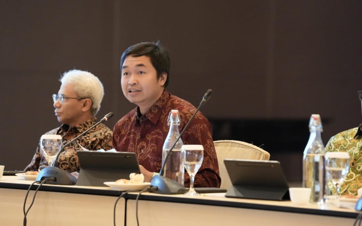 Plh. Direktur Sinkronisasi Urusan Pemerintahan Daerah I Ditjen Bina Pembangunan Daerah Kemendagri Gunawan Eko Movianto saat menghadiri rapat koordinasi kerja sama BPH Migas dengan Pemda, beberapa waktu lalu di Hotel Best Western Premier Panbil Kota Batam. 