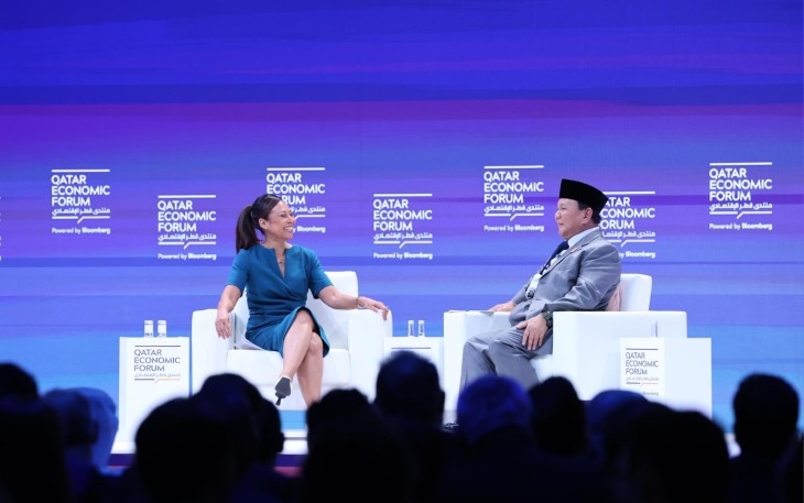 Menhan Prabowo Bicara di Qatar Economic Forum, Bahas Pembangunan Negara