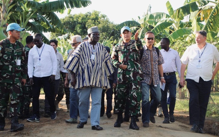 Chief Service Delivery Kunjungi Satgas Indo RDB XXXIX-E /MONUSCO