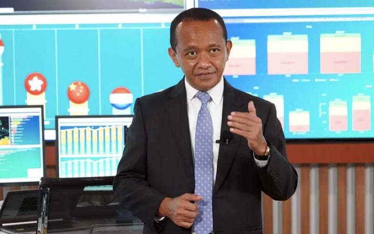 Menteri Investasi/Kepala Badan Koordinasi Penanaman Modal (BKPM) Bahlil Lahadalia 