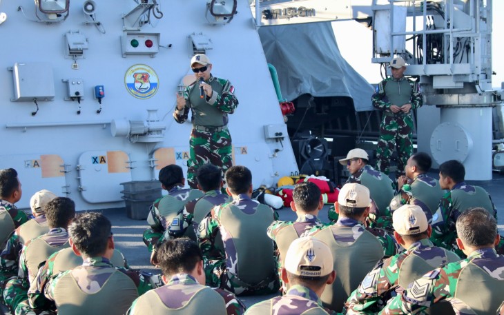 Pekan psikologi keangkatanlautan secara berkala seperti yang dilaksanakan perwira psikologi Satgas, Kapten Laut (KH) Dhimas Rezananta, S.Psi. Bertempat di Laut Mediterania dan Port of Beirut Lebanon, Rabu (3/1/2024)