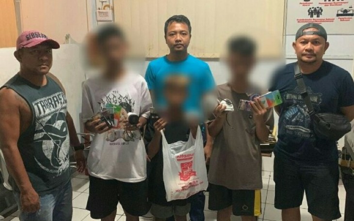 Tiga Pelaku Pencurian Diamankan 