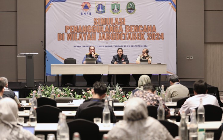 Gladi Ruang Penanganan Bencana Hidrometeorologi Jelang Nataru
