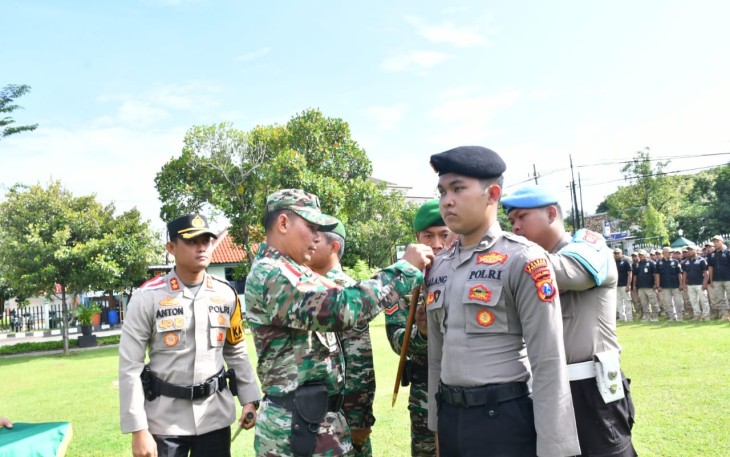Apel Kodim 0802/Ponorogo jalan Basuki Rahmat nomor 38 Kota / Kabupaten Ponorogo, Jumat (27/12/2024).