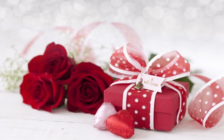 Ilustrasi kado Valentine 