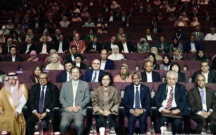 Menkeu Sri Mulyani dalam forum GFIEF di Kuala Lumpur, Malaysia 