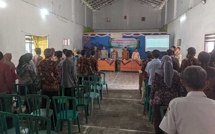 Babinsa Tulakan Ikuti Musdes Penyusunan RPJM