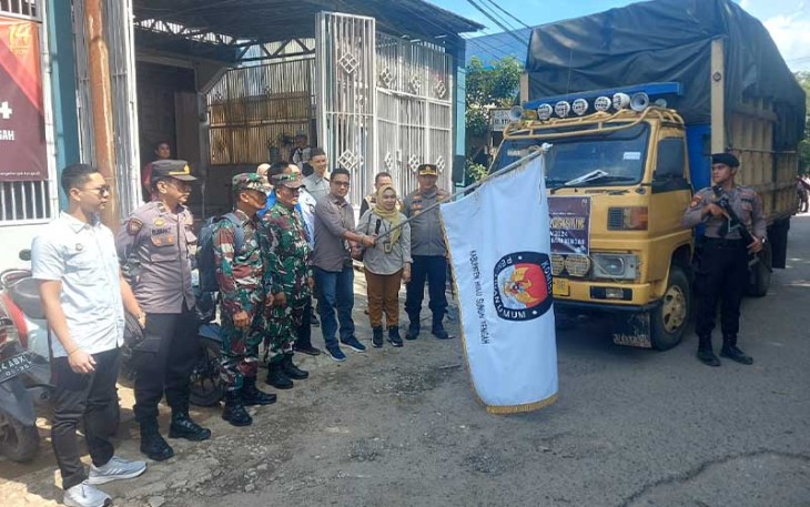 Distribusi Logistik Pemilu 2024 di Hulu Sungai Tengah 