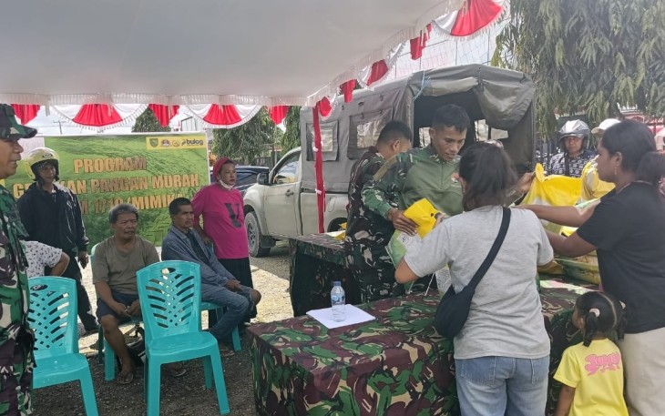 Gerakan Pangan Murah Kodim 1710/Mimika