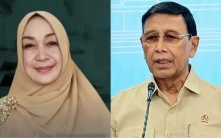 Istri Mantan Panglima TNI Wiranto (kiri) semasa hidup.
