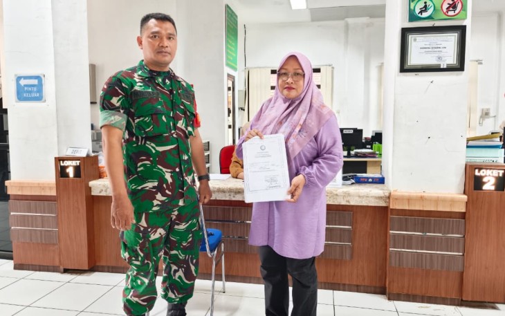 Kodim Pacitan Adakan Bhakti Sosial Pembuatan Akta Kelahiran