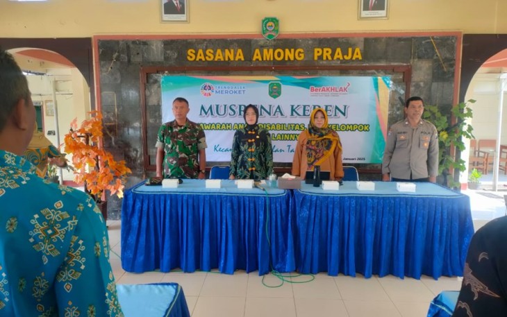 Kolaborasi TNI dan Forkopimcam Pogalan Wujudkan Inklusi Lewat Musrena Keren