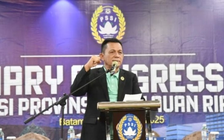 Gubernur Ansar Ahmad Buka Kongres PSSI Kepri 2025