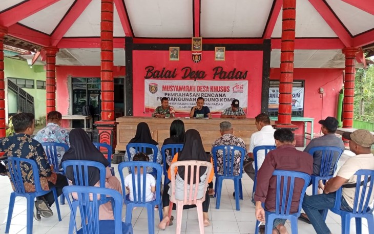Babinsa Padas Hadiri Musdesus Penentuan Lokasi Gedung KDMP 