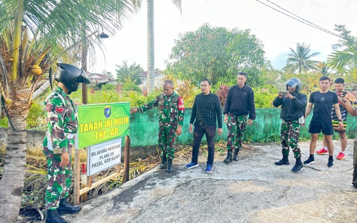 Penertiban Enam Unit Bangunan Liar