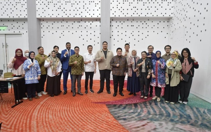 Kementerian Pemuda dan Olahraga Republik Indonesia (Kemenpora RI) menggelar rapat Finalisasi Draft Host Country Agreement (HCA) antara Pemerintah RI, FIFA dan PSSI, di Hotel Le Meredien, Jakarta Pusat (14/1)
