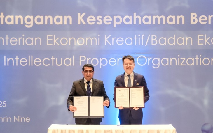 Kementerian Ekraf dan WIPO Sepakat Perkuat Sistem Kekayaan Intelektual