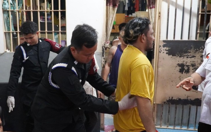 Razia Gabungan di Rutan Kelas I Medan