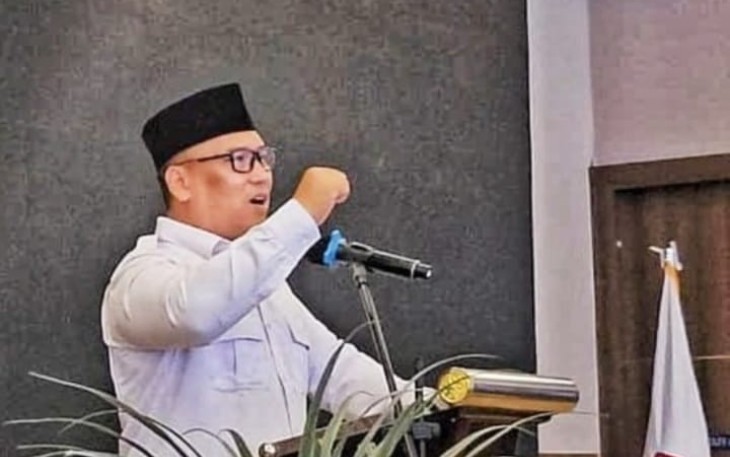 Wakil Gubernur Kepri, Nynyang Haris Pratamura, menghadiri rapat konsolidasi yang diselenggarakan oleh Partai Gerindra Kepulauan Riau di Aula Hotel Aston & Residence Pelita, Kota Batam, pada Senin (11/08/2025)