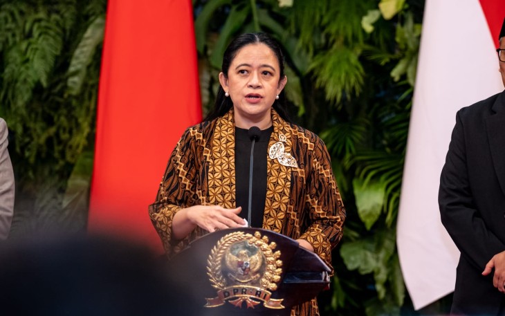 Ketua DPR RI Puan Maharani menerima kunjungan Ketua Komite Nasional Majelis Permusyawaratan Politik Rakyat Tiongkok (CPPCC), H.E. Wang Huning di Gedung DPR RI