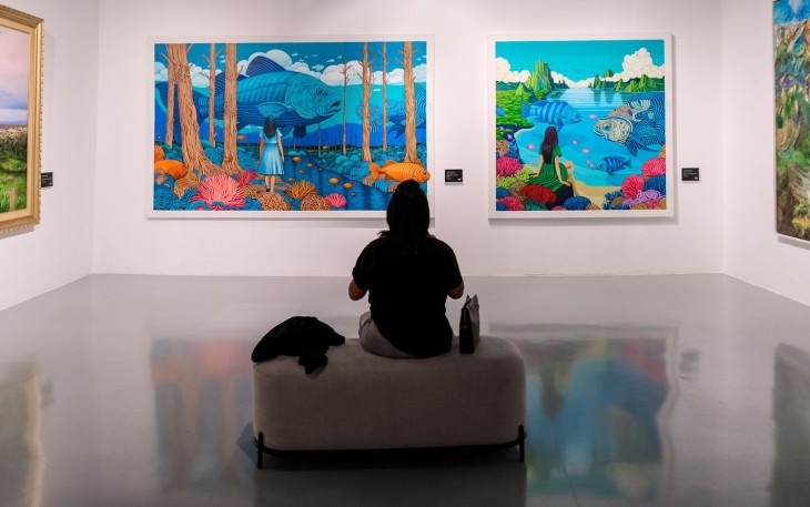 Memperingati 80 Tahun Kemerdekaan Republik Indonesia, SBY Art Community menghadirkan pameran seni lukis monumental bertajuk “Art for Peace and a Better Future”