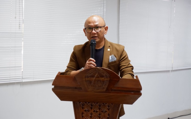 Rektor Universitas Moestopo, Dr. H. Muhamad Saifulloh, M.Si