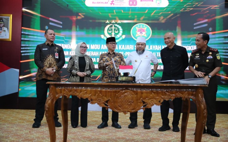  Mendes Yandri Launching Program Jaga Desa Provinsi Bengkulu