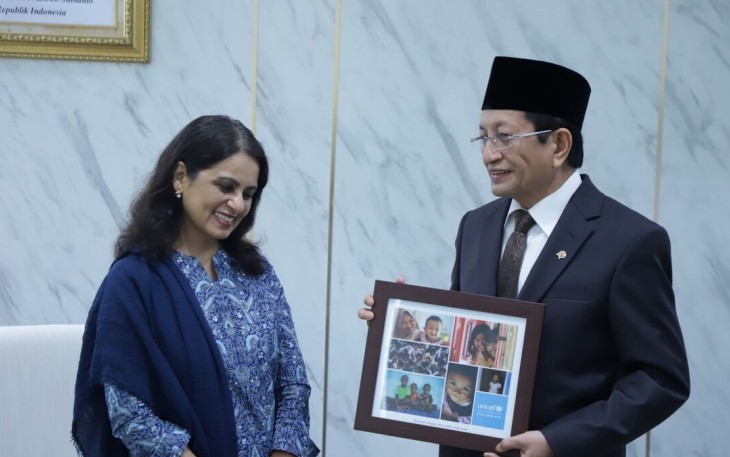 Menteri Agama Nasaruddin Umar Bertemu UNICEF