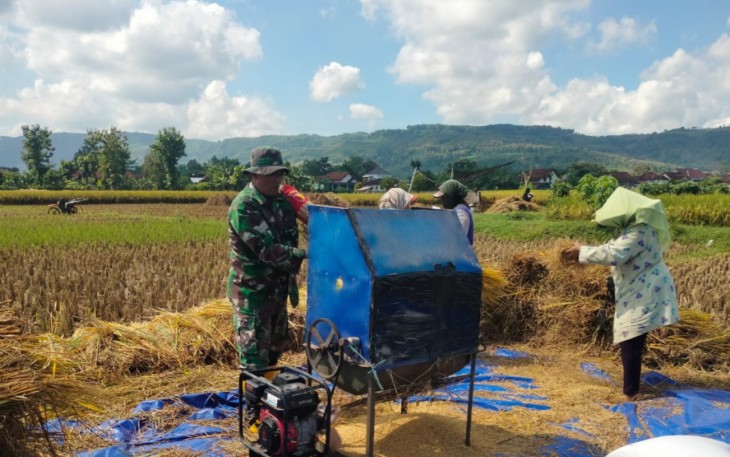Serka Heri Irawan Turun ke Sawah