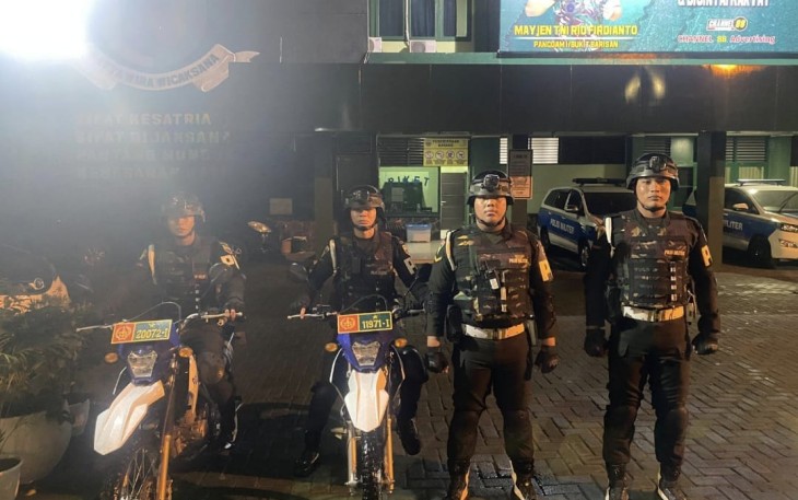 Tim Anti Begal Denpom I/5 Patroli Rutin di Kota Medan Sekitarnya