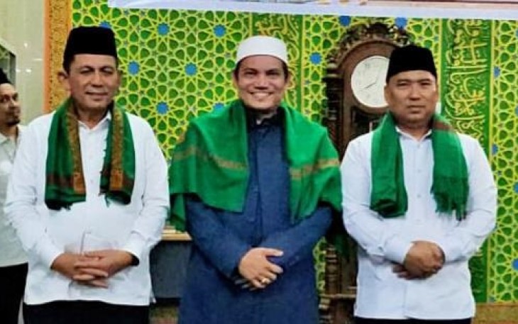 Ansar dan Nyanyang saat Safari Ramadan di Nongsa