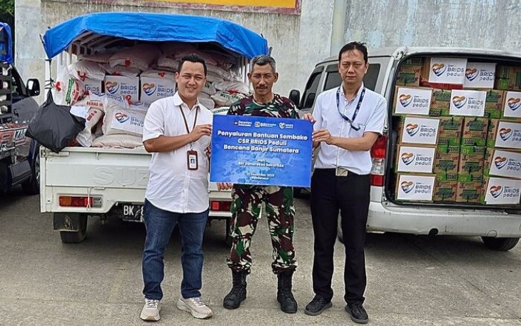 BRI Danareksa Sekuritas Salurkan Bantuan Paket Sembako untuk Masyarakat Terdampak Banjir Sumatera
