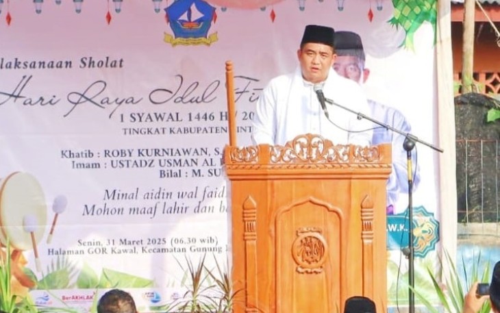 Bupati Roby Sampaikan Riwayat Doa Malaikat Jibril Yang Diaminkan Rasulullah.