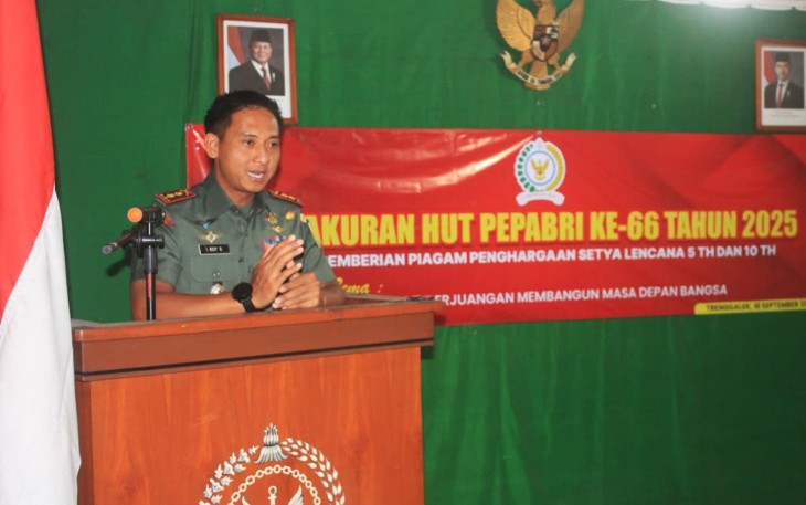 Dandim 0806/Trenggalek Letkol Inf Isnanto Roy Saputro 