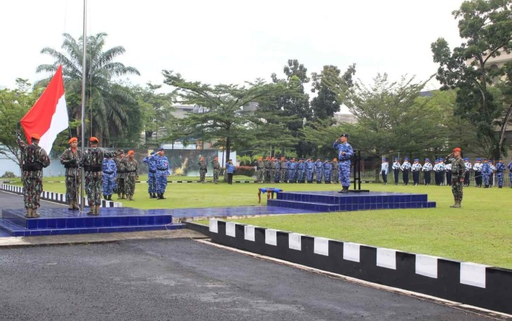 TNI AU Wilayah Medan Gelar Upacara 17an
